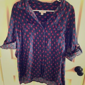 Button down linen shirt